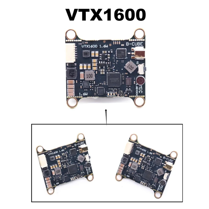 B86B-H743 وحدة التحكم في الطيران 45A 4-INI ESC VTX1600 3-6S FPV Stack Dual BEC 30.5X30.5Mm لـ RC FPV Racing Drone Racer