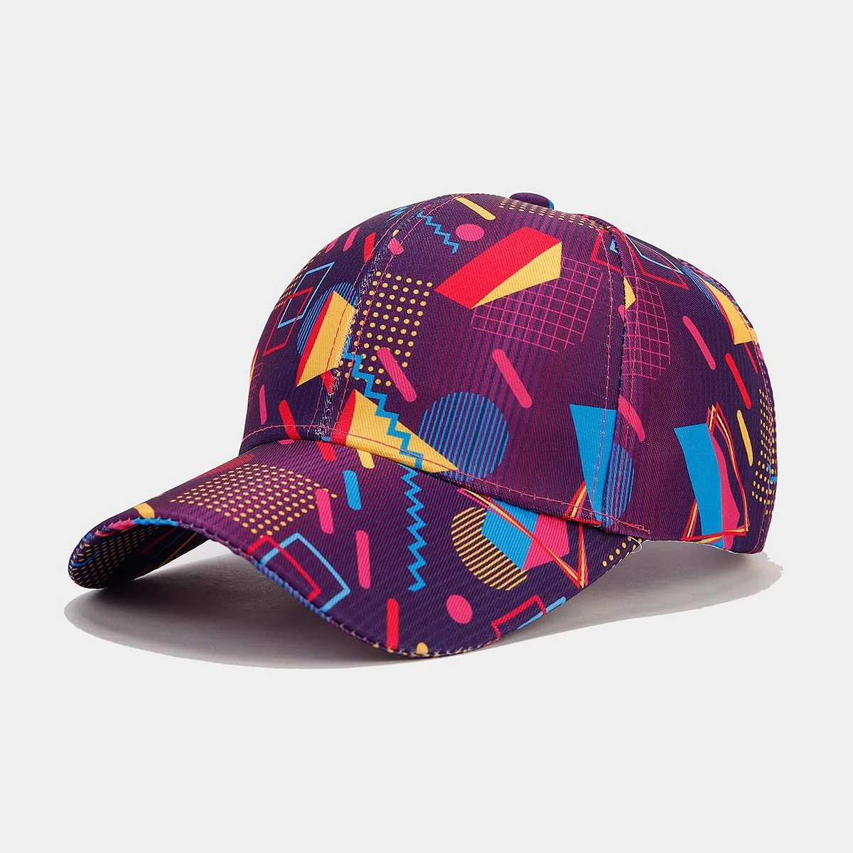 Spring/Summer Graffiti Baseball Hat Thin Retro Soft Top Duck Tongue Hat Unisex Fashion Sunshade Duck Tongue Cap