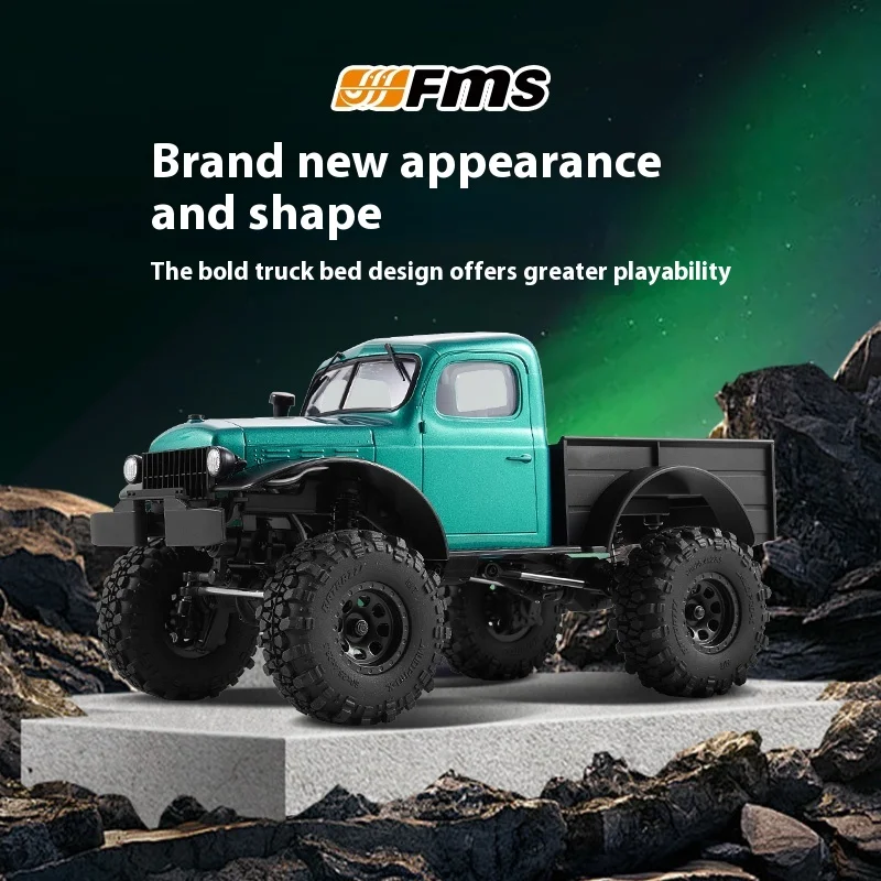 Fms Fcx24 Xiaoqi 1/24 Rc Car Brushless Power Performance Off-Road Four-Wheel Drive Outdoor Climbing Remote Control Model Vehicle