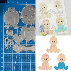 Lucky Goddess Metal Cutting Dies Baby Body set diy Scrapbooking Photo Album Decorative Embossing Paper Card Crafts Die