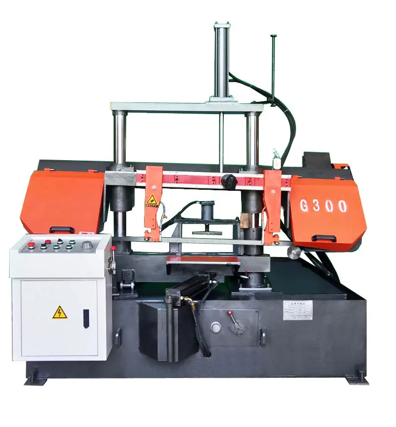 Automatic Metal Cutting Band Saw Machines High-quality Semi-automatic Bandsaw Horizontal Band Sawing Machine 2.2KW