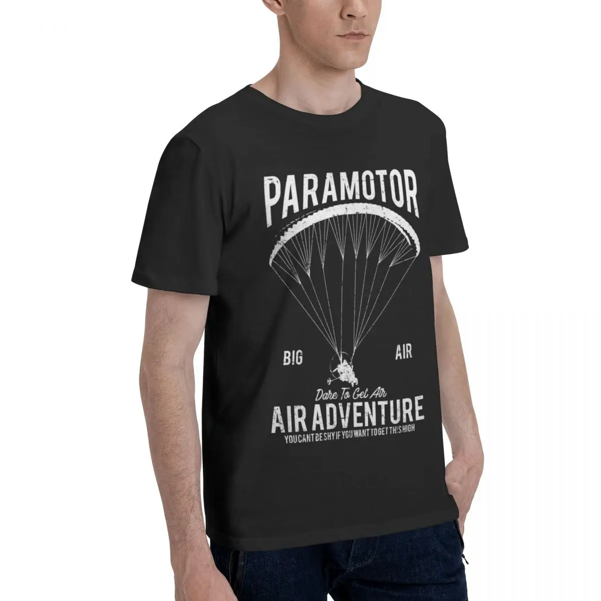 Paramotor Air Adventure Paragliding T Shirt Pops Men Women Tshirt Graphic Y2K Clothing