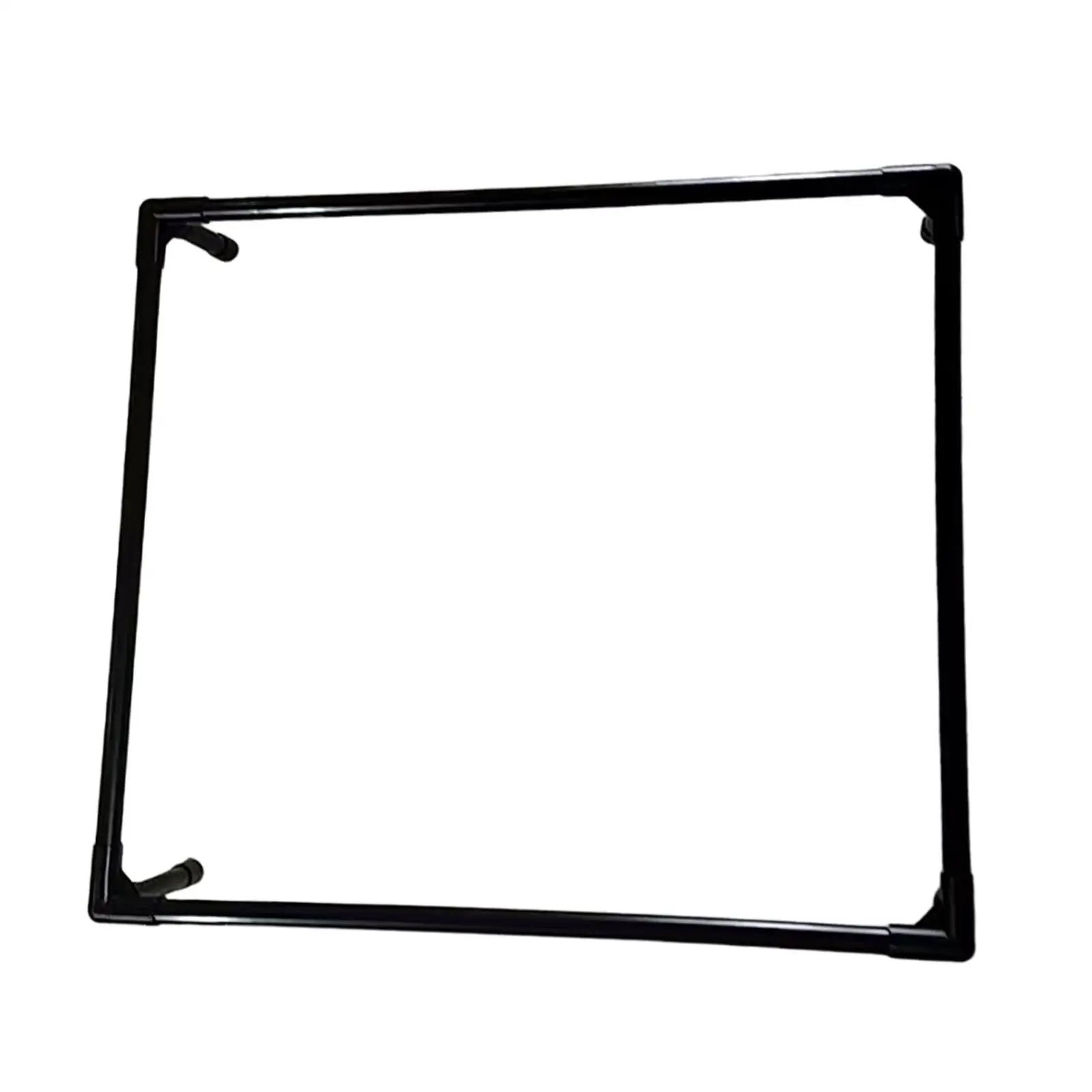 Solo marco de cama para mascotas, soporte para casa para perros, soporte confiable, estable negro con pies, soporte resistente para nido de gato callejero, marco de soporte para cama para gato