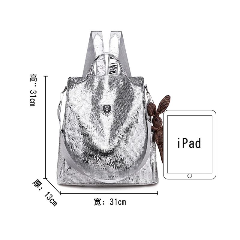 Trendy high-capacity backpack personalized women\'s bag security and anti-theft backpack travel bag New product in 2024 bags