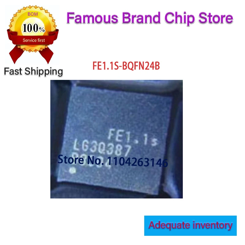 

10PCS FE1.1S New and original FE1.1S-BQFN24B QFN24