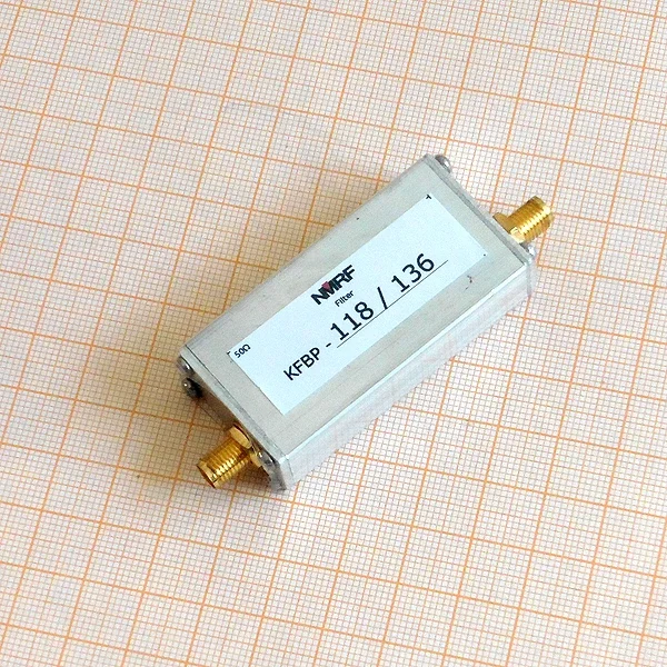 118~136MHz Aviation Band Bandpass Filter, SMA Interface