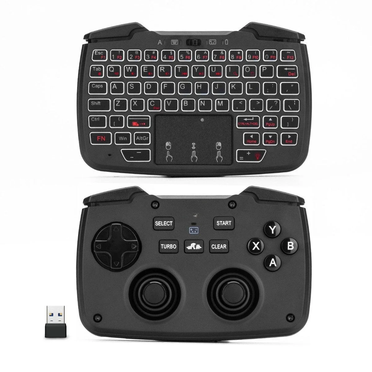 

Mini Wireless Bluetooth PS3 Gamepad Controller Pocket Keyboard and Mouse Combination Laptop