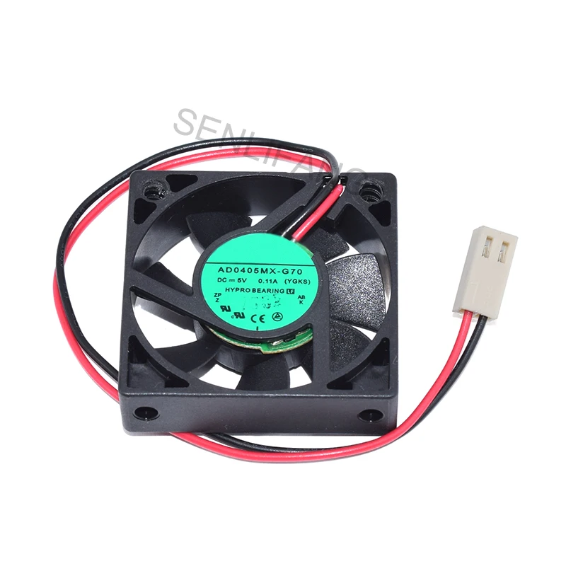 Genuine For AD0405MX-G70 4cm DC 5V 0.11A Two Lines Server Inverter PC Case Cooling Silence Fan