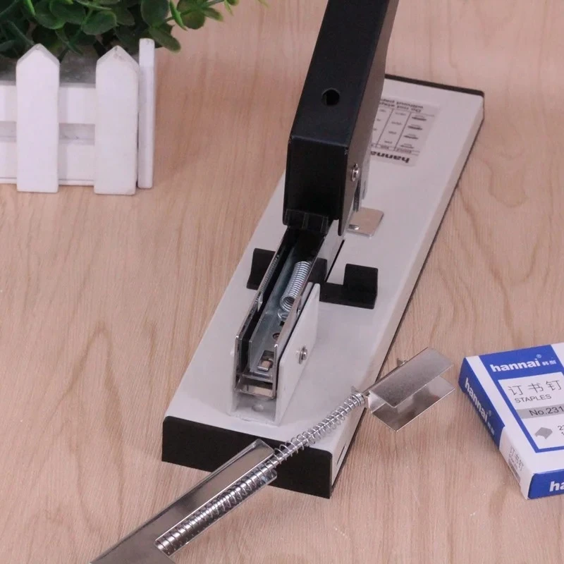 Large Heavy Duty 100 Sheet Multifunctional Book Loader Manual Metal Book Stapler with Thickened Seam Stapler