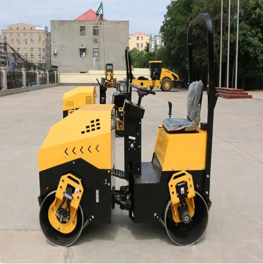 Mini Compactor LTC301  Vibratory Road Roller Double Drum 1035kg 54HZ Road Roller with High Performance