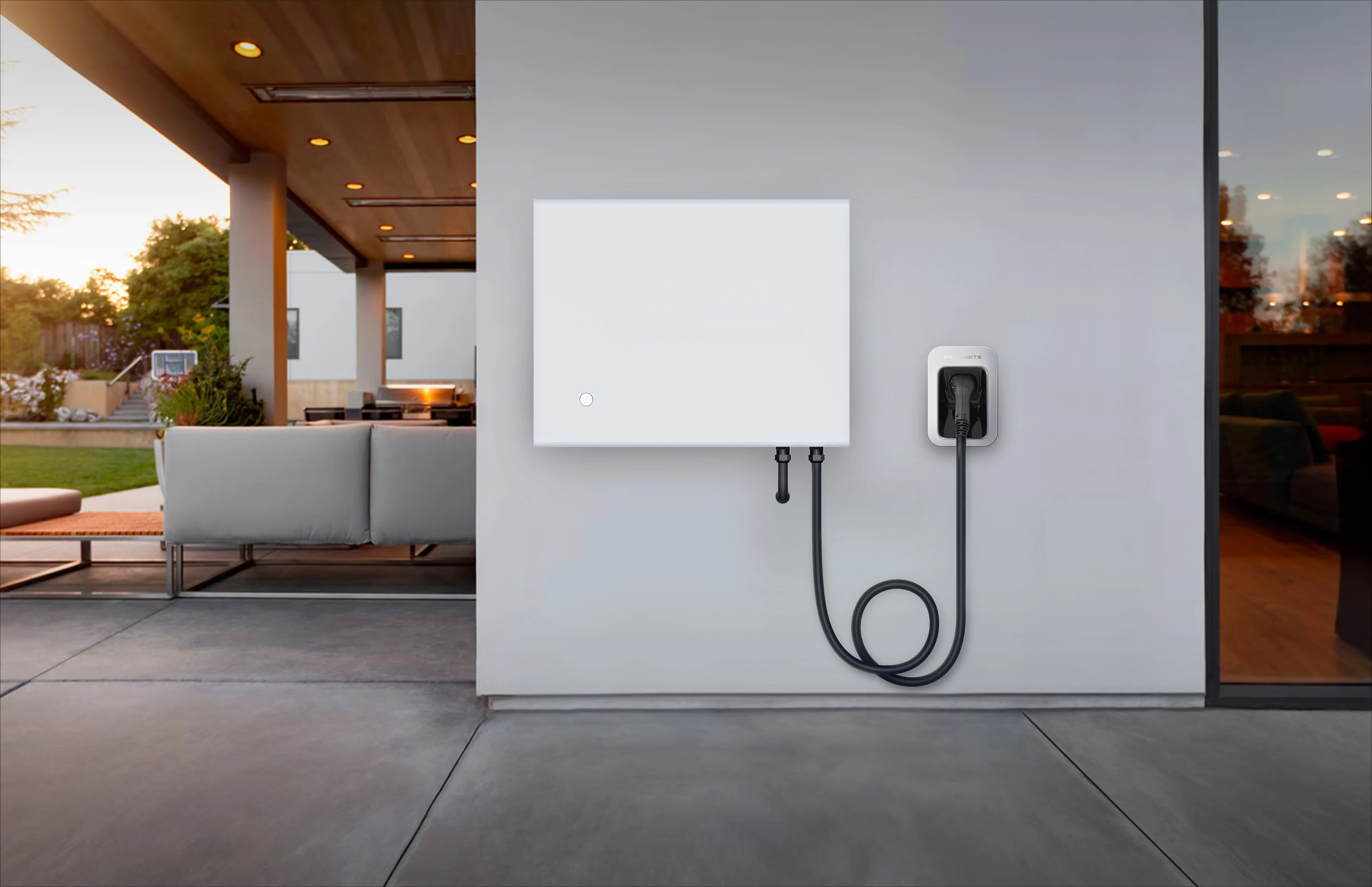 22-43kW CCS1/CCS2 DC Wallbox EV Charger with 380V Input