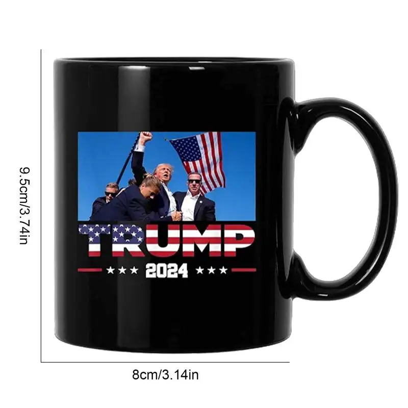 Ceramic Coffee Mug Assassination Of President Coffee Mug 350ml Ceramic Cup With C-shaped Handle Heat-resistant Drinkware For Hot