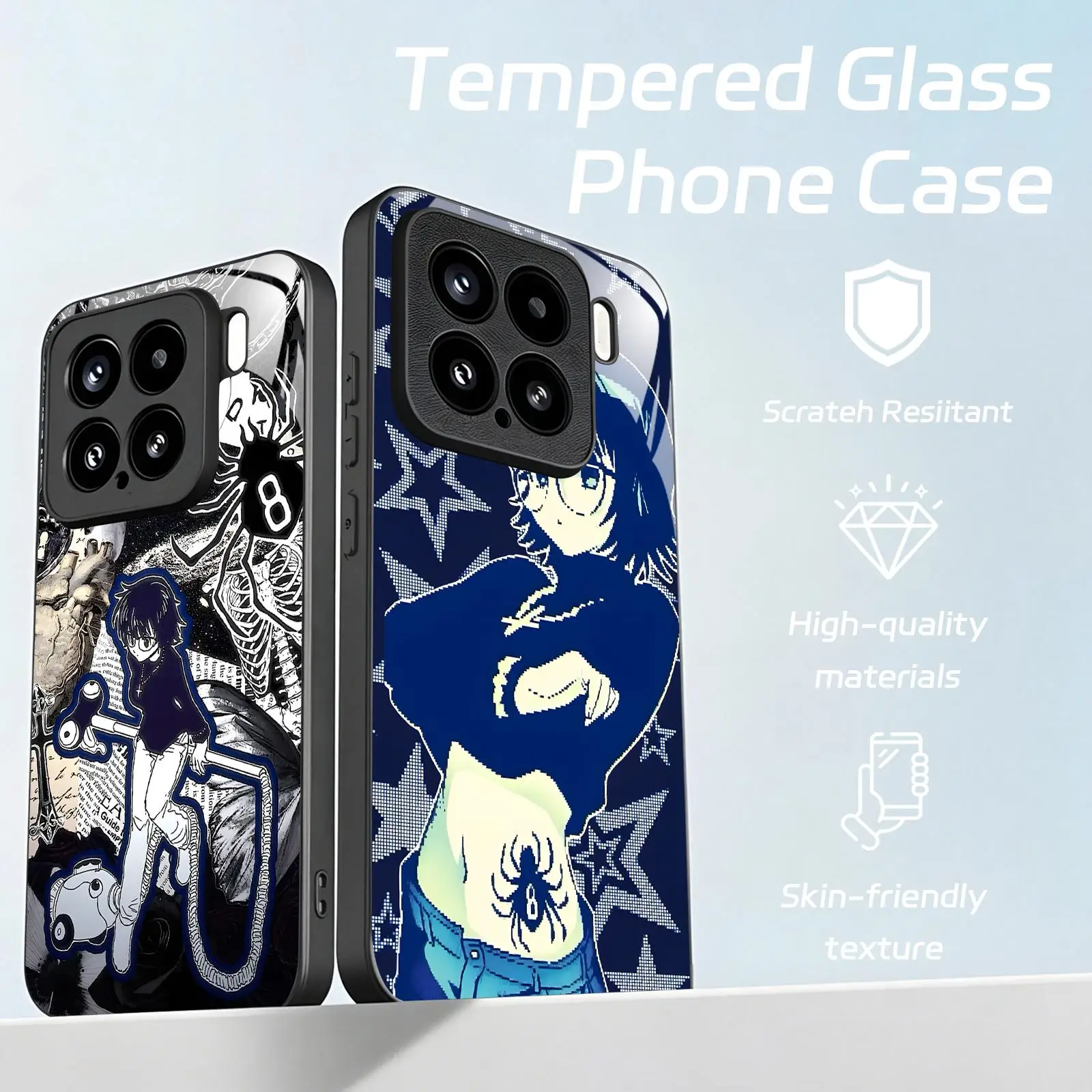 Coque de téléphone Hunter x Hunter Shizuku Murasaki pour Xiaomi 17 15 14 13 12 11 T Ultra Pro, coque de téléphone en verre trempé