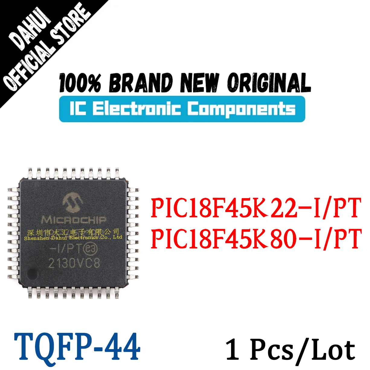 

PIC18F45K22-I/PT PIC18F45K80 I PT 18F45K22 18F45K80 QFP-44 Microcontroller chip IC new original