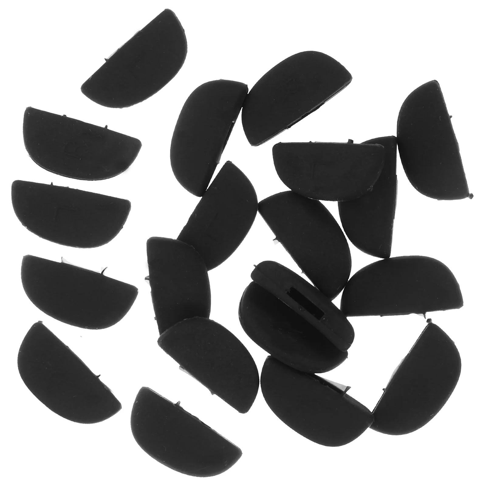 

Glasses Nose Pads Soft Black Silicone Eyeglass Ends Repair Parts Supplies Child Comfort Anti Slip Lightweight