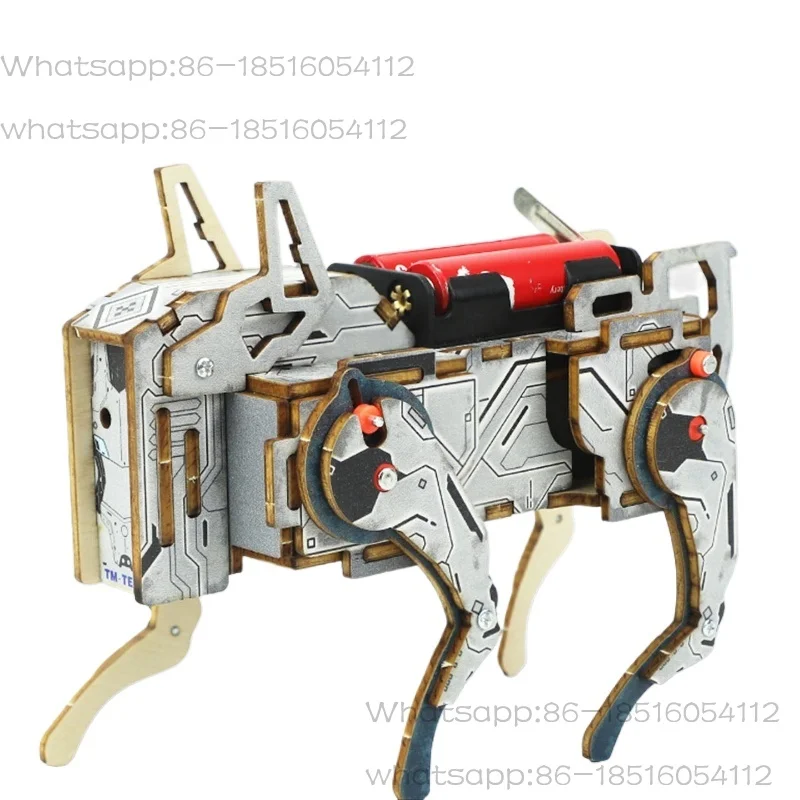 Technology Small Production Small Invention Electric Voice Control Mechanical Dog Handmade Model Children Science