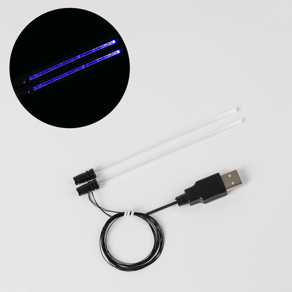 LED ضوء سابر طول 12 سنتيمتر 1 في 1/ 2 في 1usb للشخصيات العامة غريم الأبيض العاصفة فقط الإضاءة #4