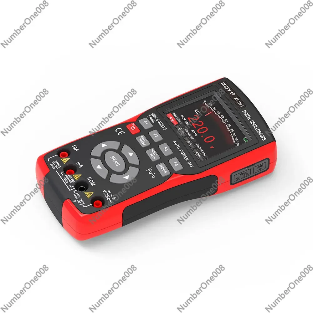 

ZOYI ZT702S Digital Multimeter Auto True RMS Tranistor Probe Multimetro Meter 48M/S 10MHZ PC Waveform Data Storage Oscilloscope