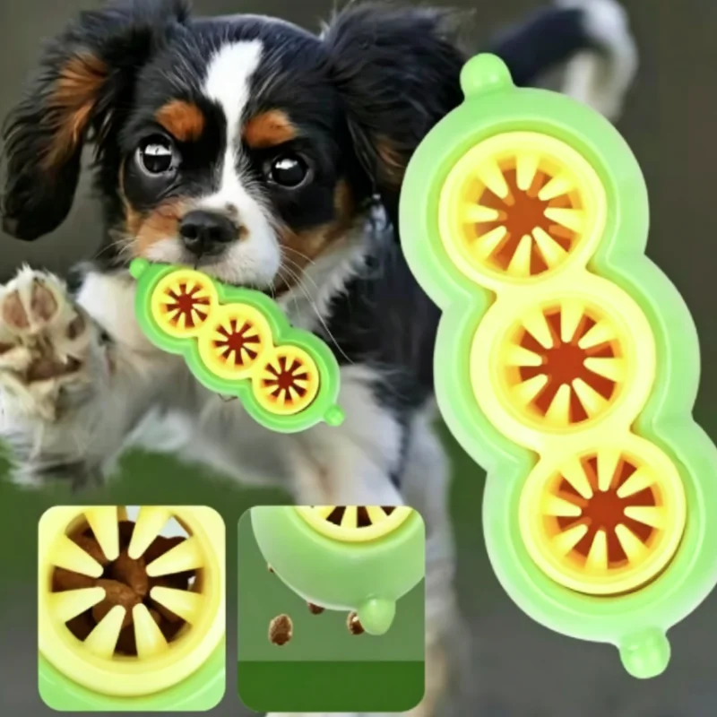 Pea Shaped Dog Treat Dispensin - Dog Treat Puzzle Toy recension och pris