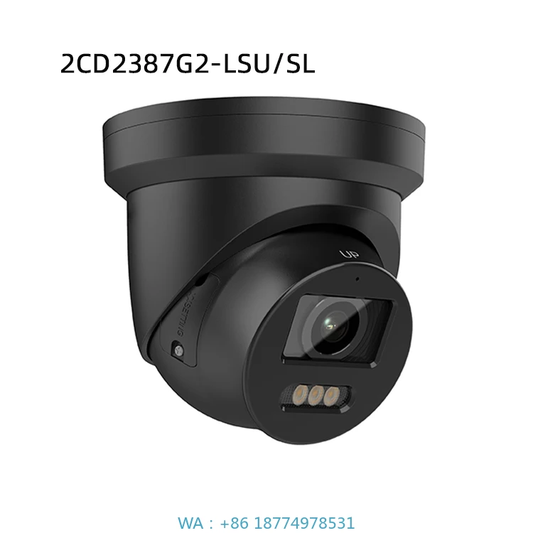 CD2347G3-LIS2UY/S(L)(RB) DS-2CD2387G3-LIS2UY/S(L)(RB)Hickvision 4MP 8MP Smart Hybrid Light ColorVu Turret CCTV Черный DS-2