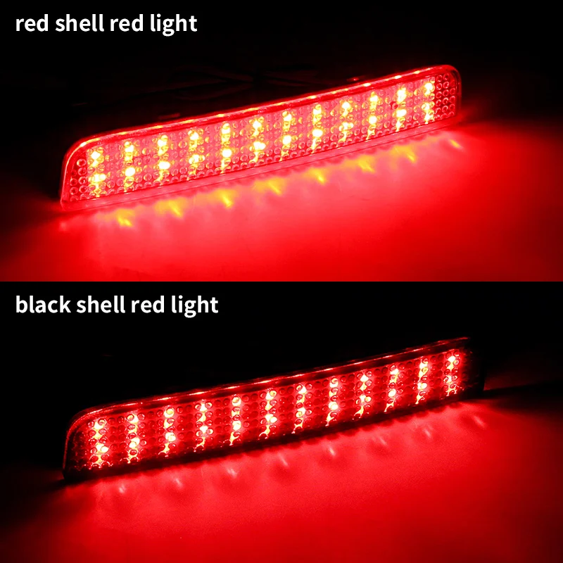

2×for Land Rover Range Rover L322/Freelander LR2 08-13 Red LED Rear Bumper Brake Lamps Reflector Tail Fog Lights Car Accessories