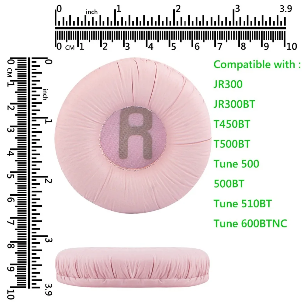 Bantalan penutup telinga pengganti spons untuk JBL JR300 JR300BT JR310 JR310BT T450 T450BT T460BT Tune 500 500BT 510BT 600BTNC headphone