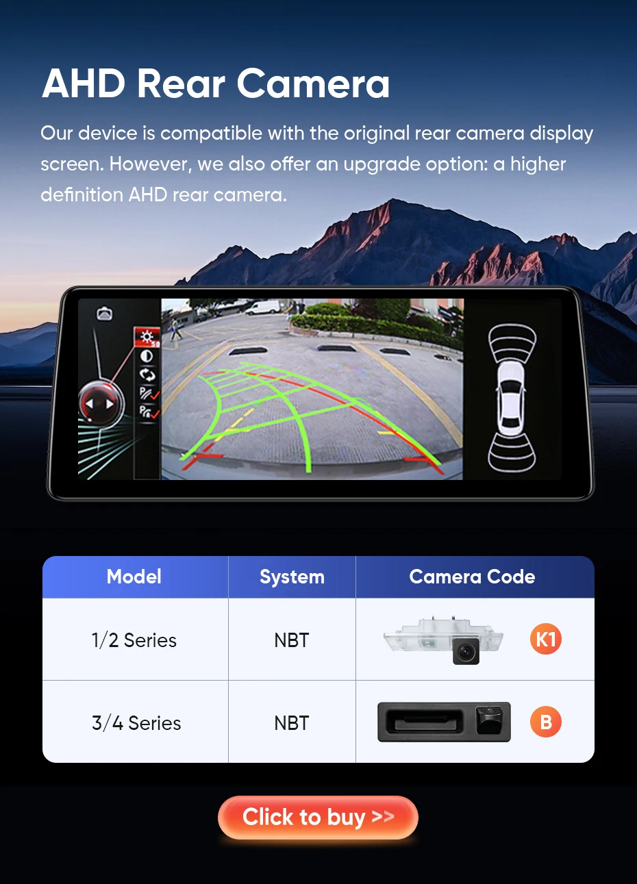 Ainavi Autoradio für BMW F30 F32 F20 F21 2011 2012 2013 2014 2015 2016 Kabelloses Carplay Android Auto Multimedia IPS-Bildschirm – Detail 7