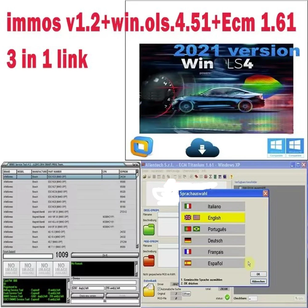 

2024 Newest WinOLSss 4.51 Edit the map Immo off ECU Remapping Software+ ECM titanium 1.61+Damos pack 2020+ immo servicesend link