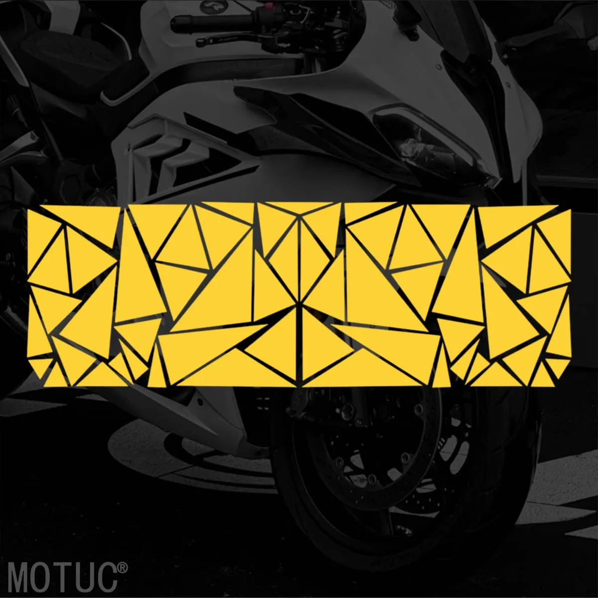 Geometrischer Riss-Motorrad-Felgenaufkleber, reflektierender Vinyl-Aufkleber, wasserdicht, UV-beständig, Felgenband, Motorrad-Dekorationszubehör – Detail 5