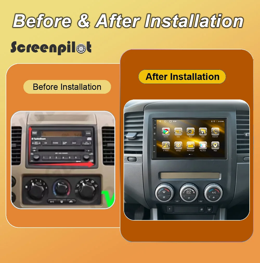 7 Inch Android 16 Car Radio Stereo For Nissan Navara D40 2005 2006 2007 2008 - 2015 Multimidia Player GPS Carplay Android Auto