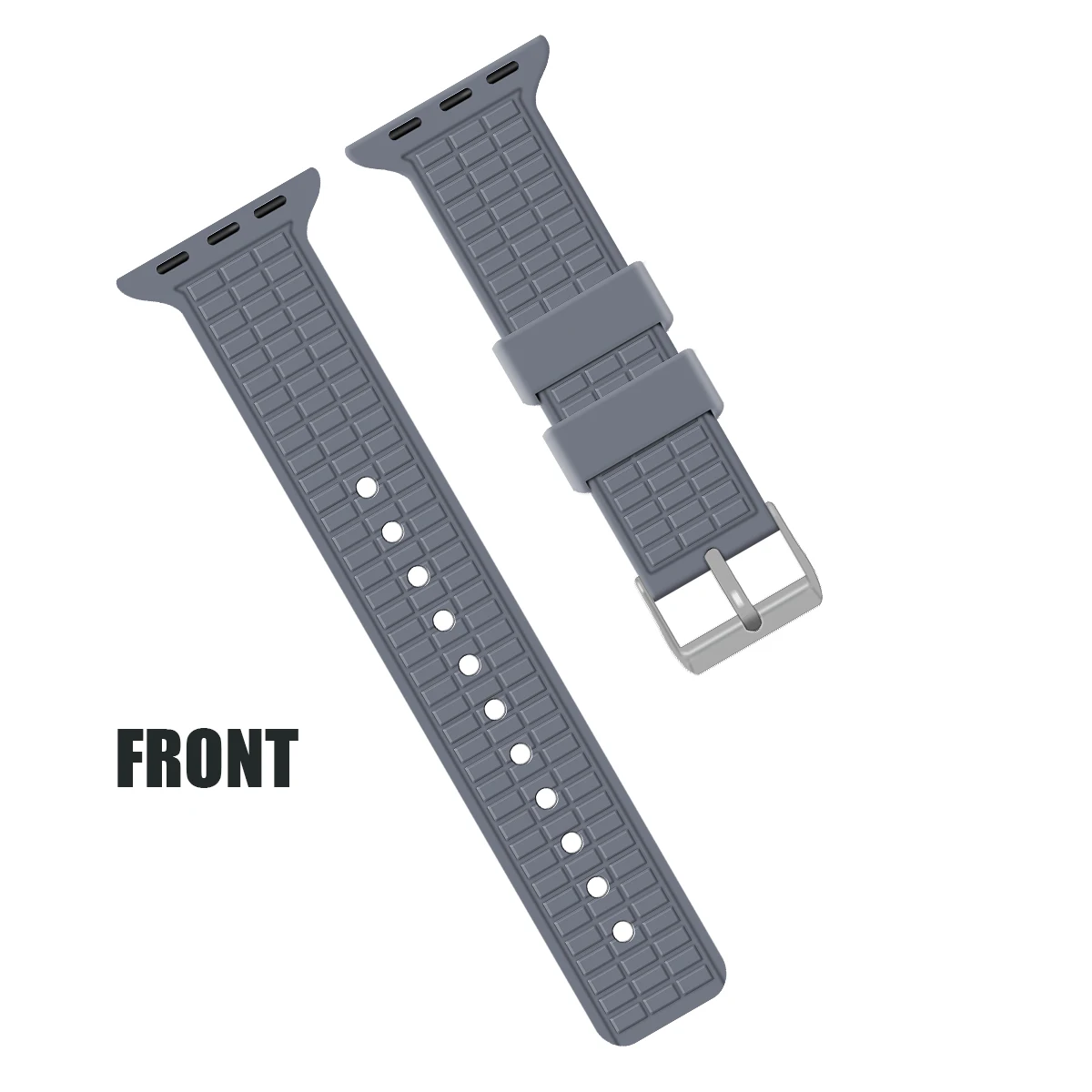 لساعة أبل سلسلة 10 42 ملم / 9 8 7 41 ملم / SE (2023) SE (2022) SE 6 5 4 40 ملم / 3 2 1 38 ملم حزام شبكة نمط سيليكون ساعة B