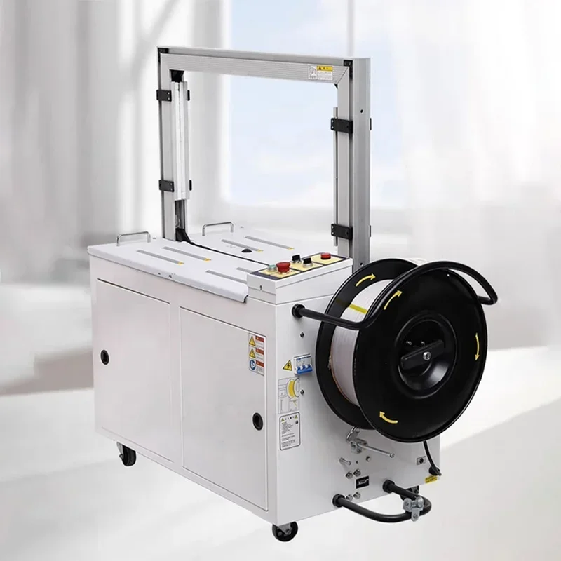 MH-X201 Best Price Customized Tie Wrap Carton Case PP Belt Horizontal Vegetable Semi-automatic Strapping Machine For Sale