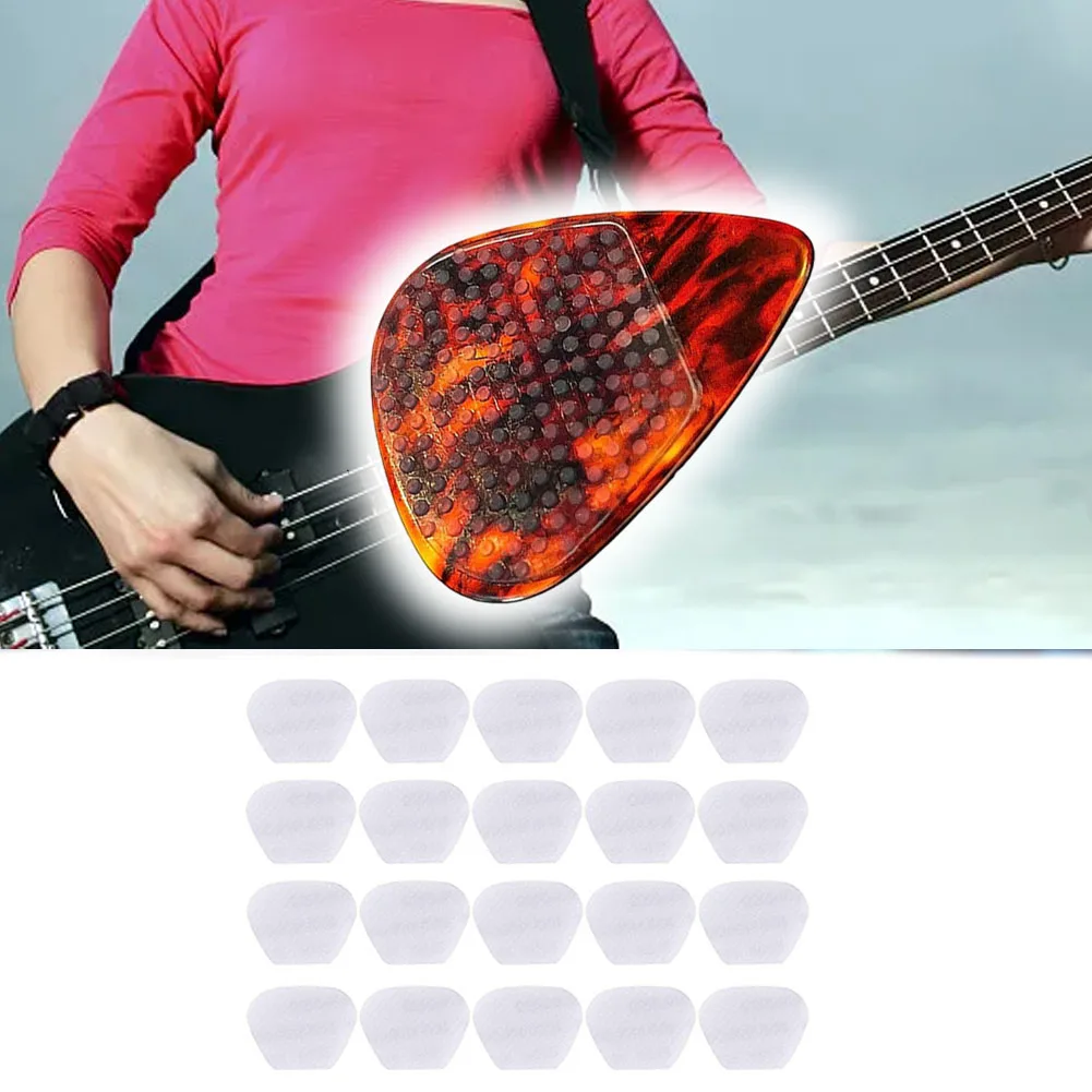 2023 New Anti-Slip Stickers Anti-Slip Stickers Grip Non-slip Guitar Accessories Guitar Picks Silicone Stickers