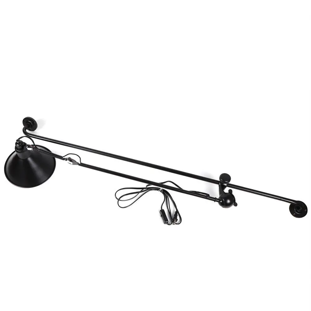 360 ° سوينغ الذراع الطويلة الجدار الشمعدان مصباح قابل للتعديل الرجعية غرفة نوم السرير تركيبة إضاءة E14 لمبة وشملت #4