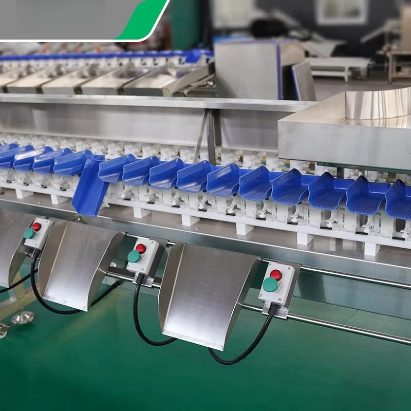 Fruit Weight Sorting Grader Electronic Weigher Conveyor Belt Scale Potato Dragon Fruit Avocado Orange Processing Customized