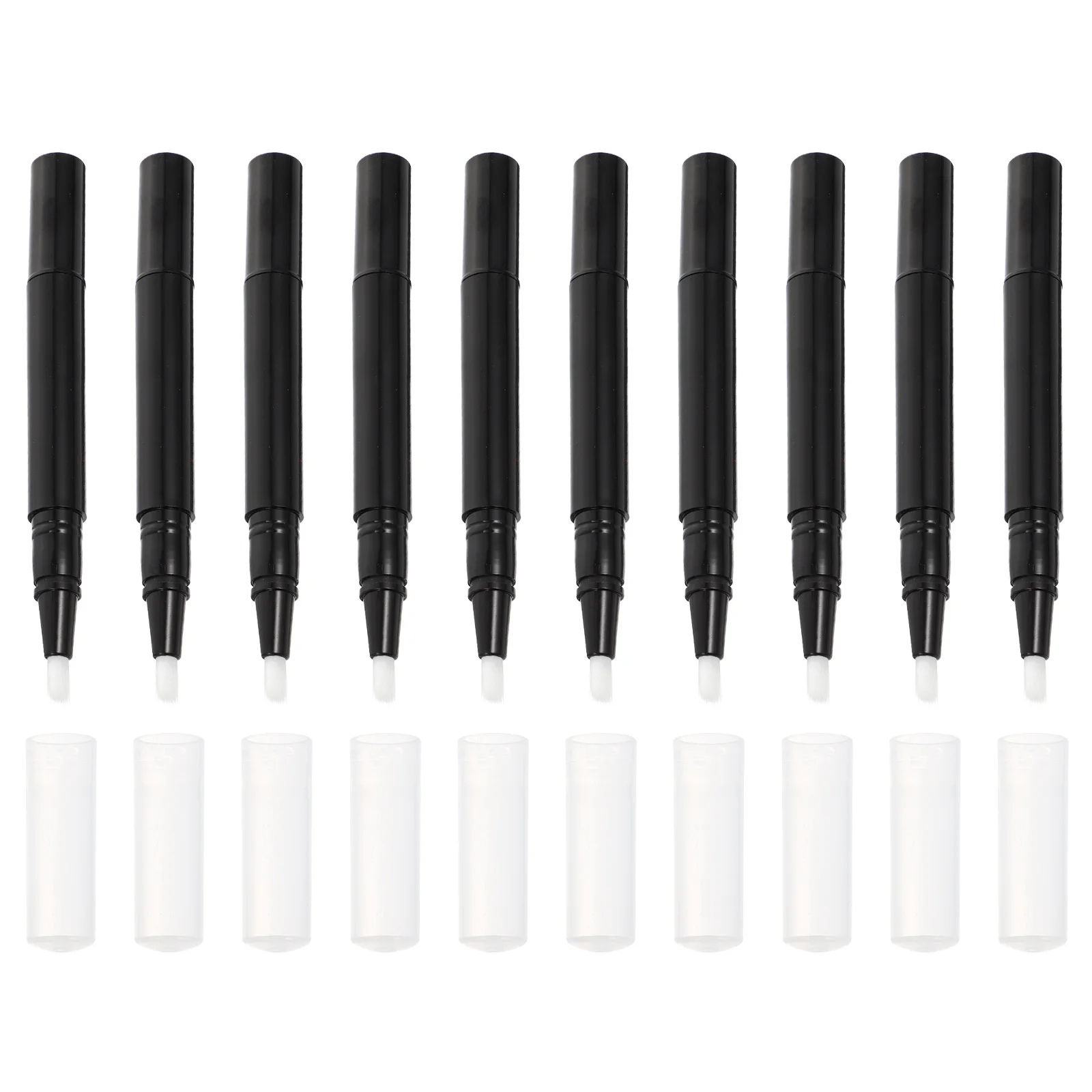 

10Pcs Nail Polish Empty Twisting Manicure Pens Portable Brush Tool for Lip Gloss Nail Oil Essential Oil Application