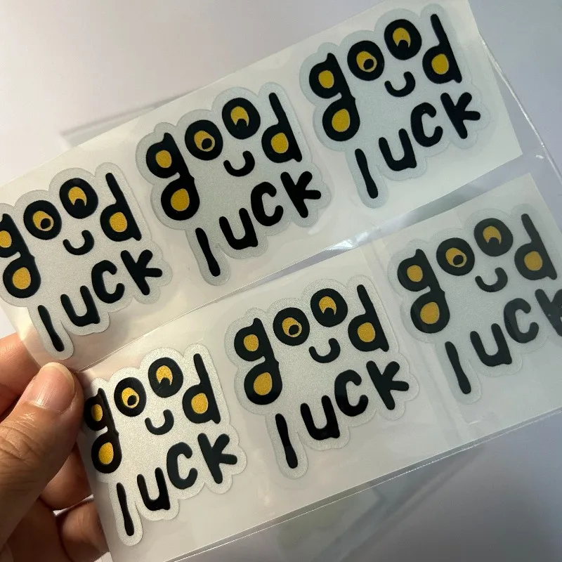 

Наклейка на шлем удачи, 3 шт., виниловая прочная наклейка для велосипеда, мотоцикла, подарок