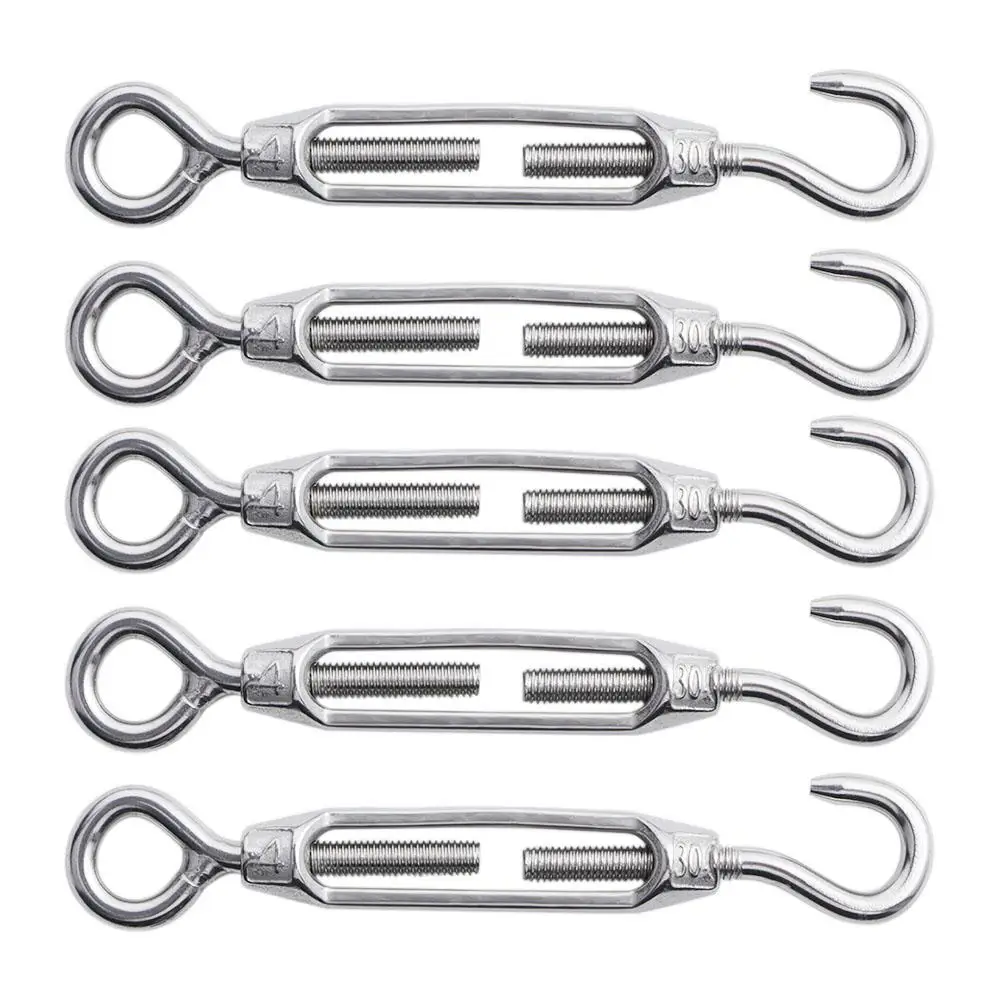 Connection Tool Eye Turnbuckles Tightener Rope Hook Eye Turnbuckle Stainless Steel Eye Turn Buckle Turnbuckle Bolt Turn Buckle