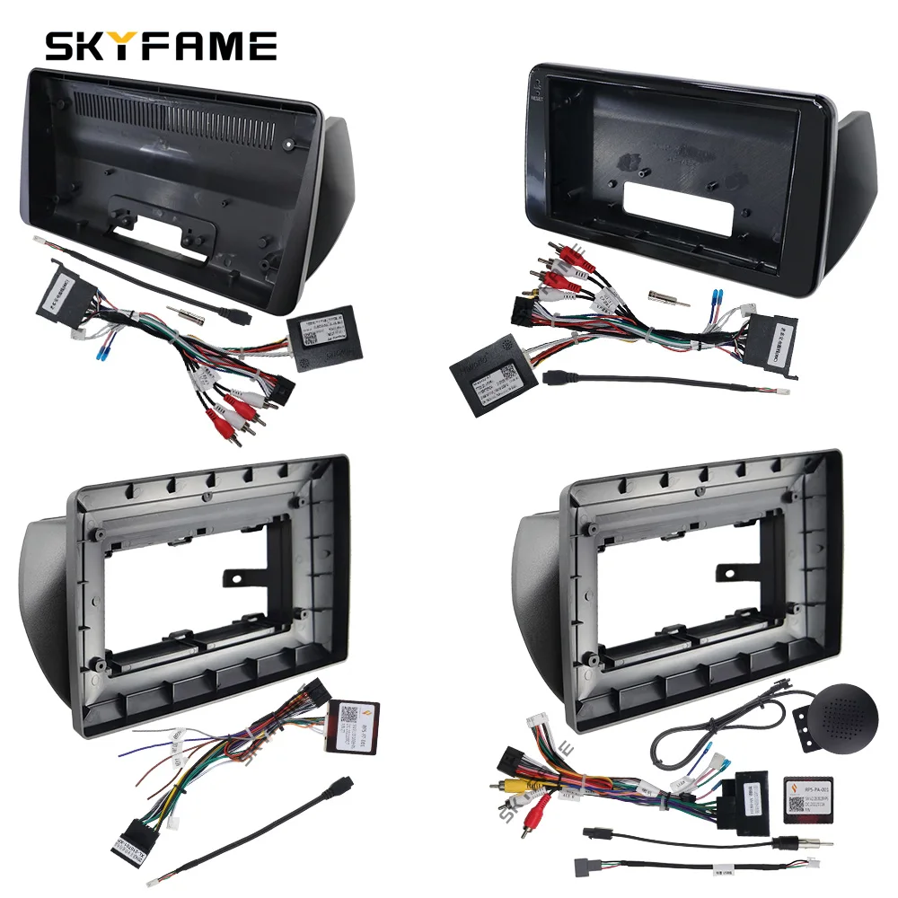 

SKYFAME автомобильная рамка, адаптер для фасции, Android радио, комплект панели для крепления приборной панели для Citroen Nemo Peugeot Bipper Fiat Fiorino Qubo