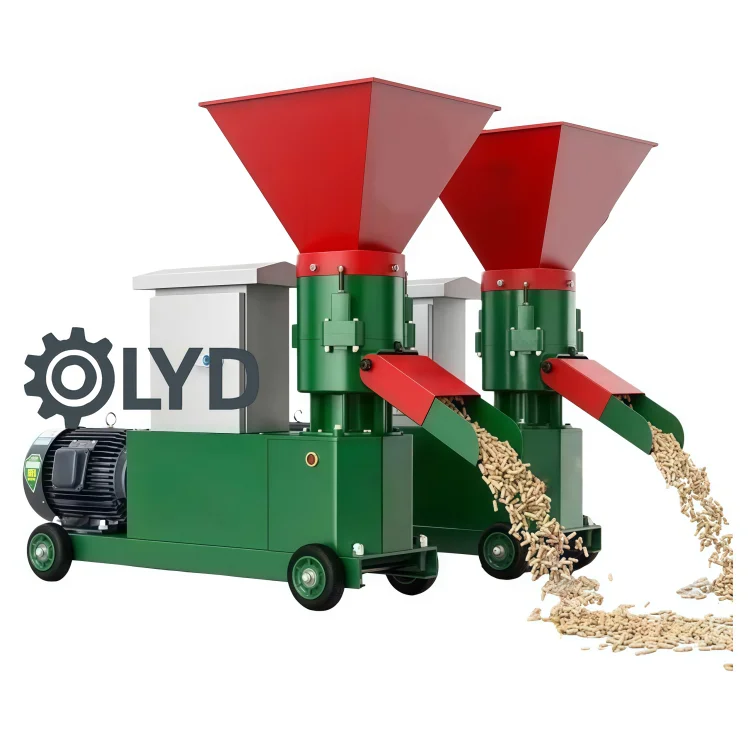 80-1000kg/h Feed Extrusion Line for Soy-meal/Grain – Chicken Piglet Cattle Feed Processing Machine Alloy Steel