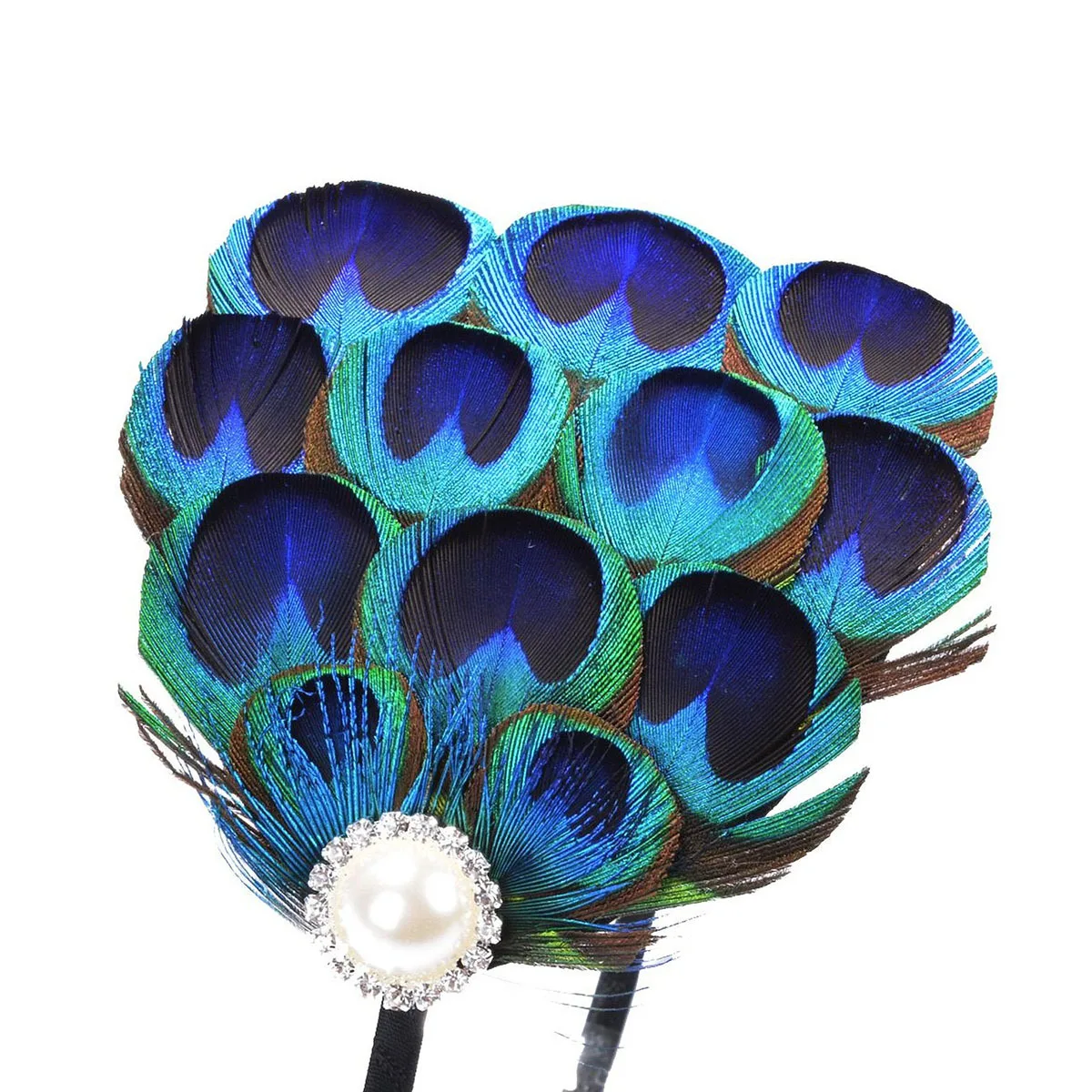 

Headband For Women Vintage Hair Clasp Lightweight Wedding Bridal Party Accessory Peacock Clip Prom Soiree Gift Hair