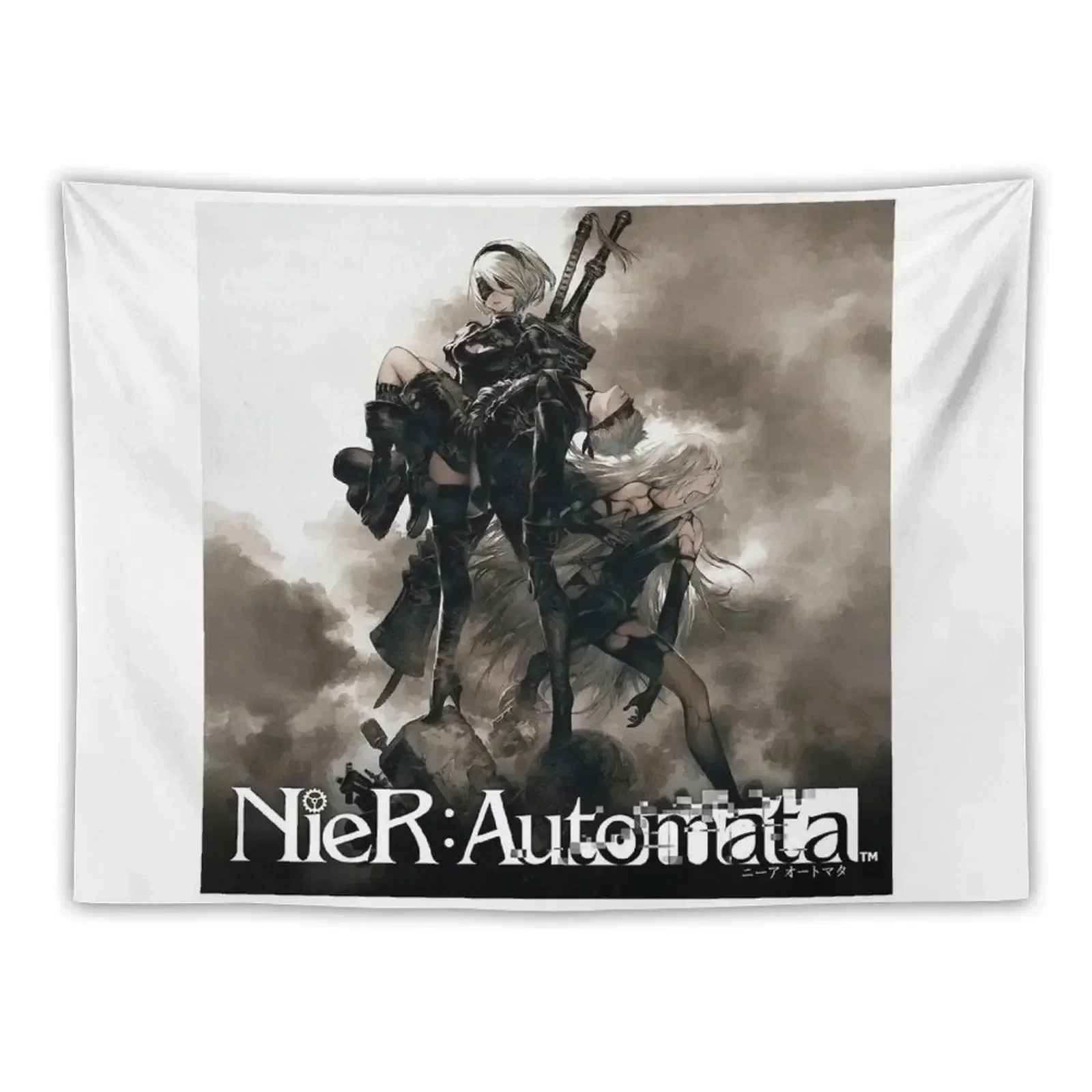 Nier Automata 2B Tapestry Aesthetic Home Decor House Decorations Home Supplies Christmas Decoration Tapestry