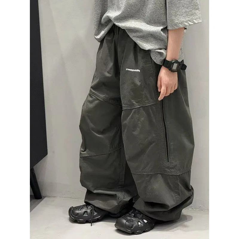 

Trendy boys' trousers 2025 spring and summer new children's casual pants handsome boys thin loose splicing pants