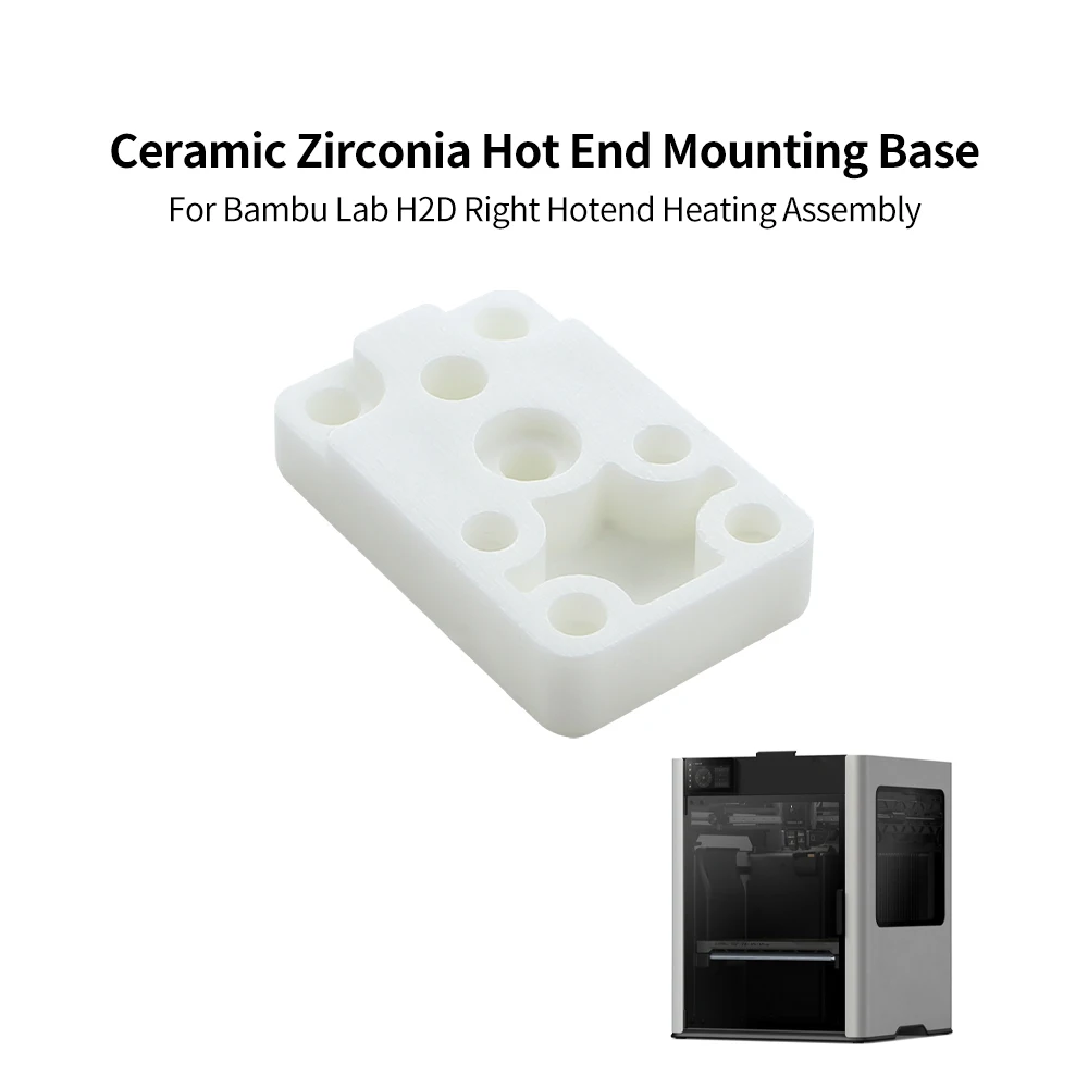 Für Bambu Lab A1 Mini H2D Rechtes Hotend-Heizbauteil-Kit Keramik-Zirkonia-HotEnd Hochtemperaturbeständige Montagebasis – Detail 1