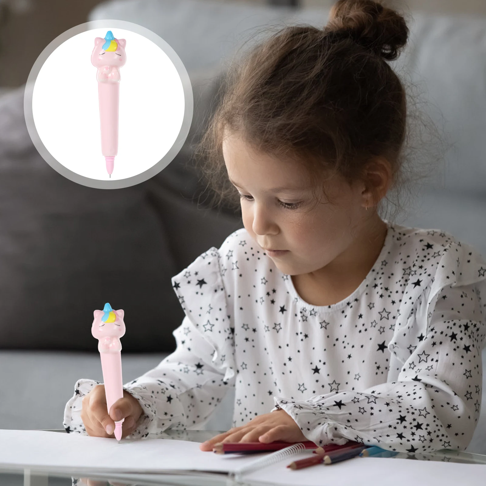 

Gel Pen Cool Pens for Cute Stationary Cartoon Pencils Sponge Fun