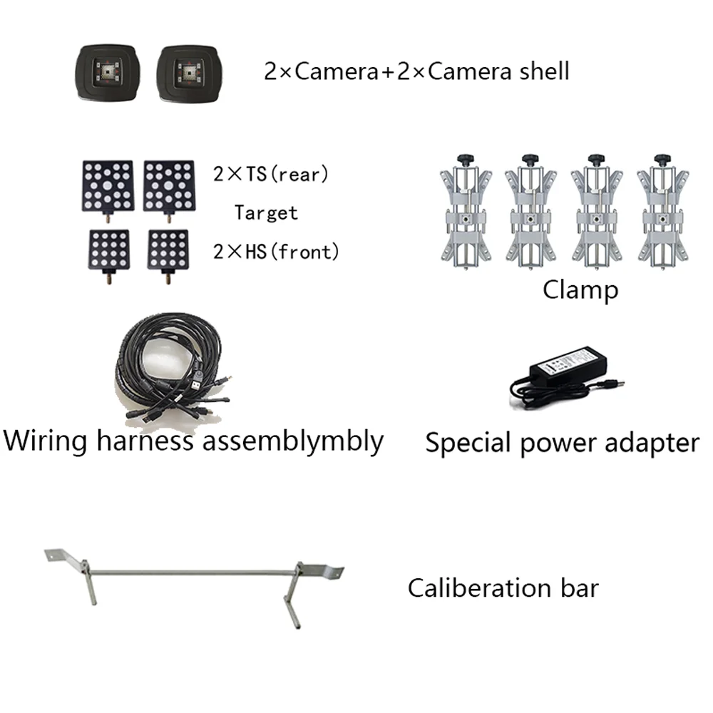 3D wheel alignment( camera + target+ clamp+power&cable) DDP to the client's door/CIF/EXW