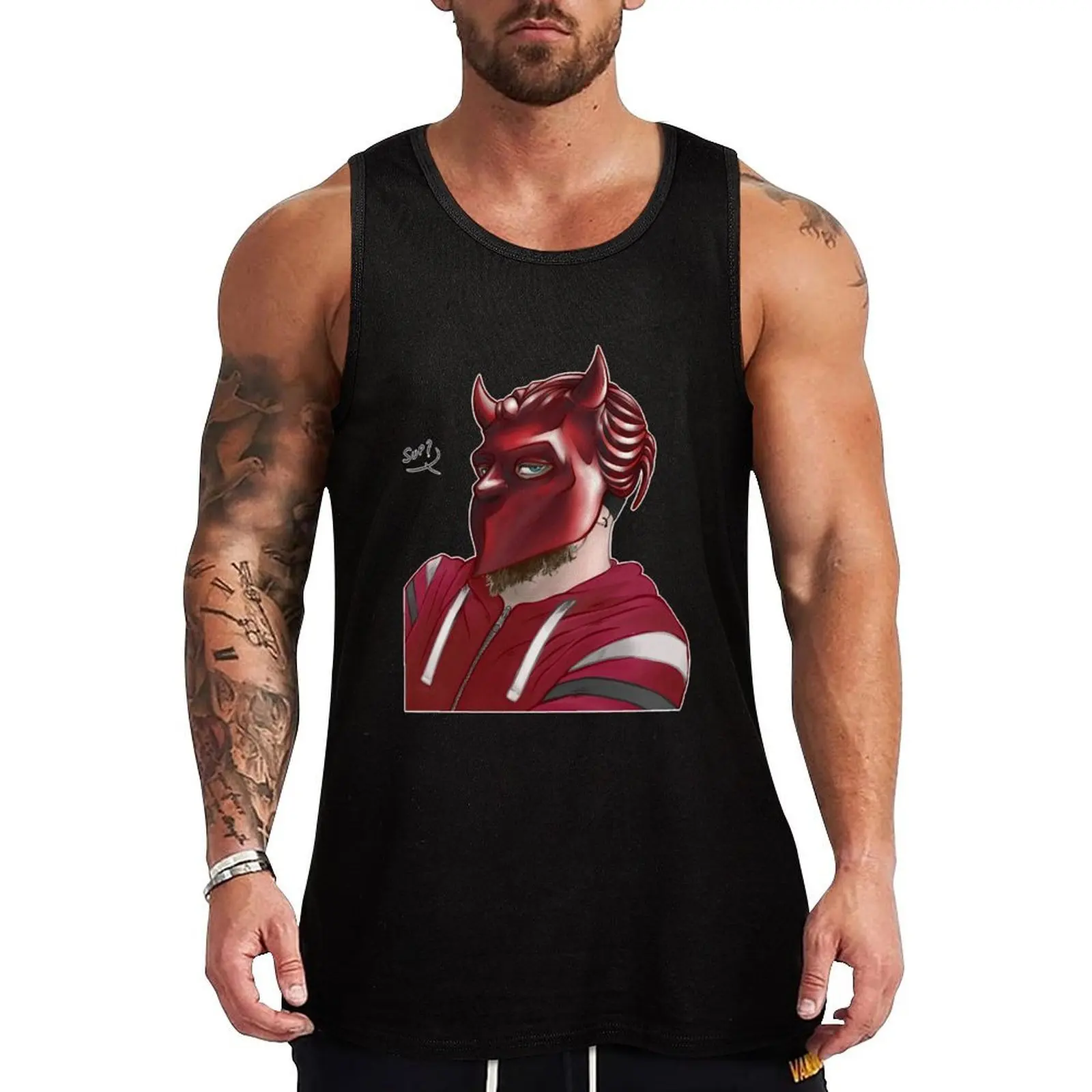 Strawberry Ghoul casual Tank Top Stretch Tank Top Flexible Fit Casual Sleeveless