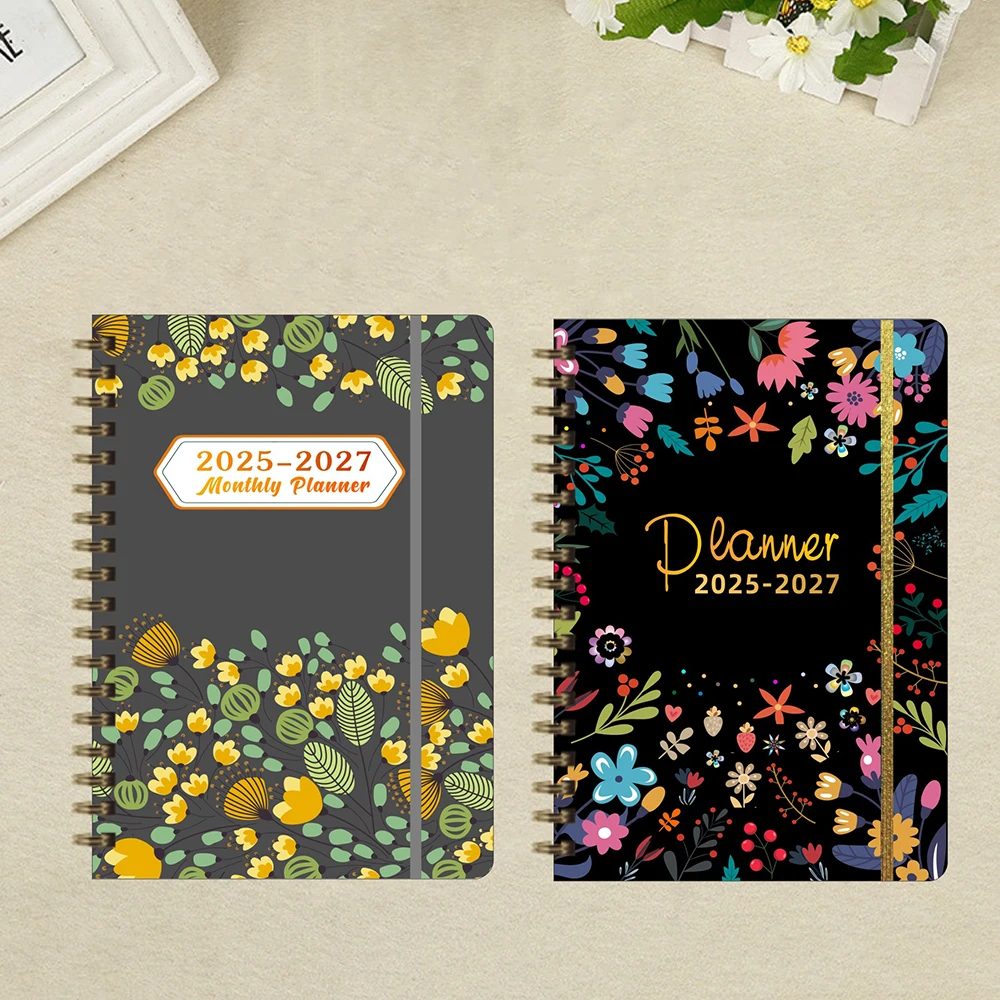 2025-2027 Monthly Planner Notebook Stationery Campus Gifts Agenda Journal Back To School Office Supplies Memo Pad Accessories