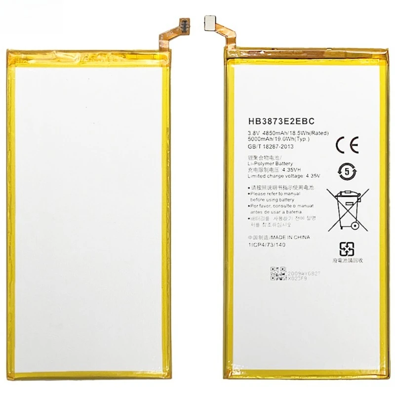 High Quality HB3873E2EBC Tablet Battery 3.8V 4850mAh for Huawei Mediapad Honor X1 X2 7.0