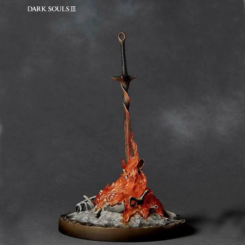Anime Dark Souls Bonfire Lit Action Figure With Control Game Peripheral Collectible Toys Models Desktop Birthday Gifts - view 5